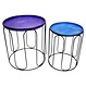 Beistelltisch-Set "Blue" (2-teilig)