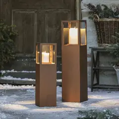 Windlicht „Rust“, 2er Set