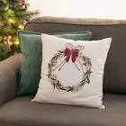 Kissenhülle "Winterkranz", 45 x 45 cm