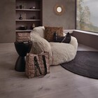 Sessel, Stoffbezug in Felloptik