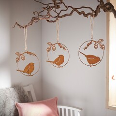 Hänger "Bird", 3er Set