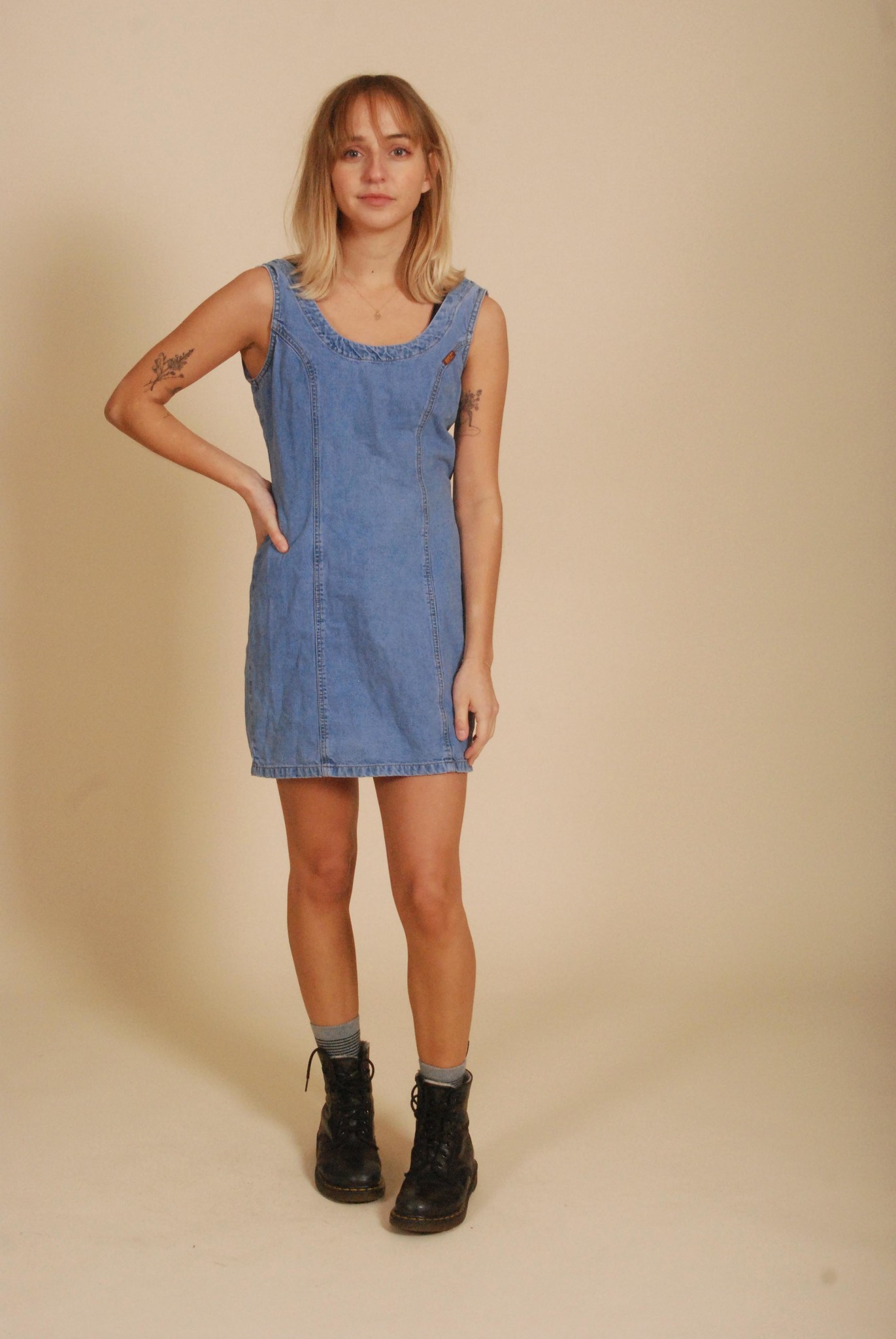 denim bodycon dress uk