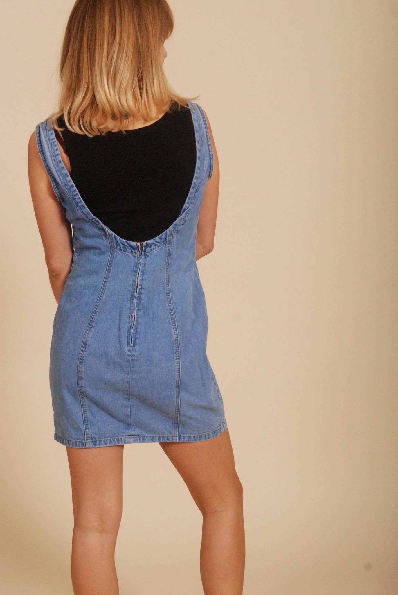 90s denim dress