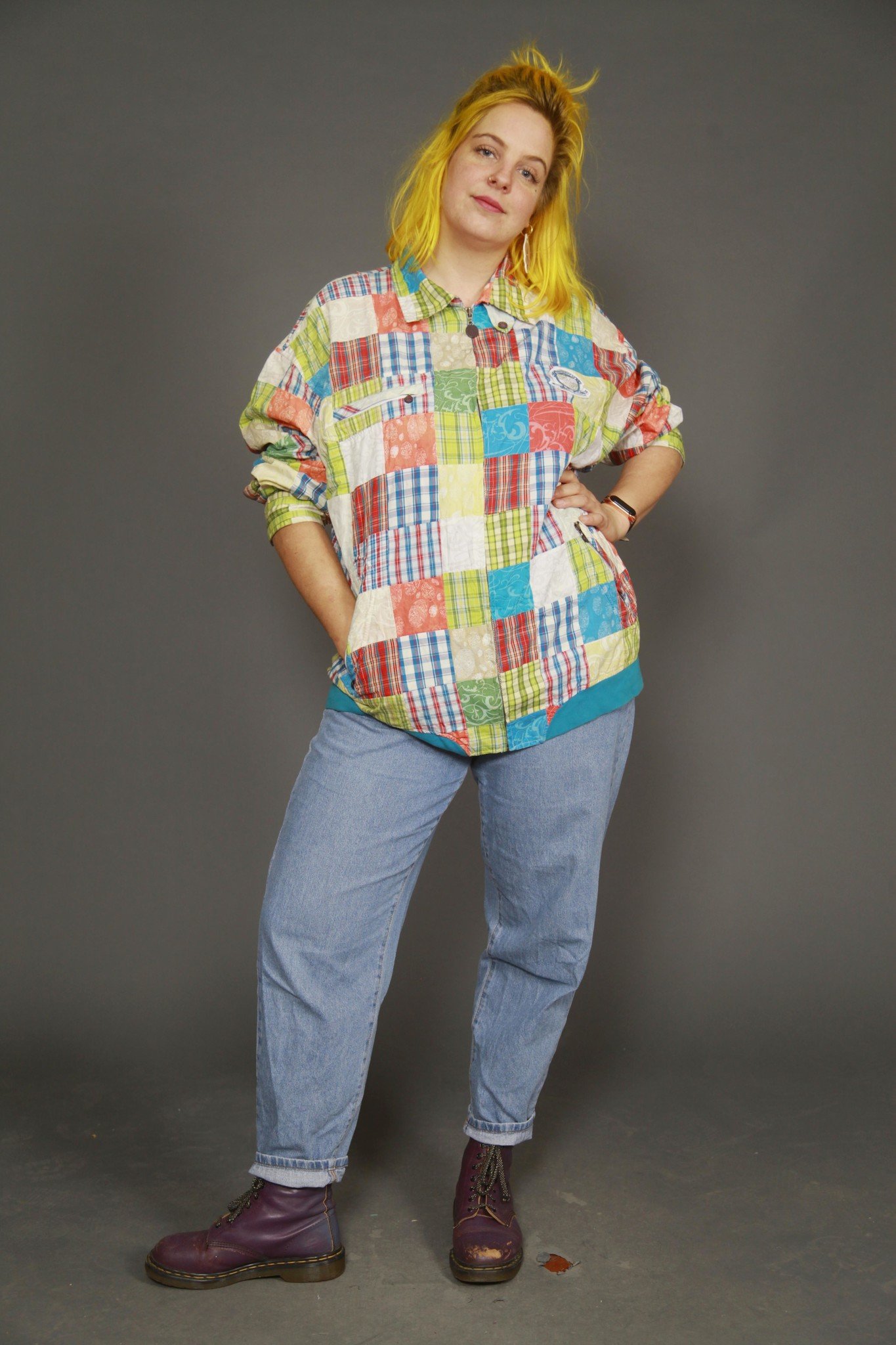 plus size 90s jacket