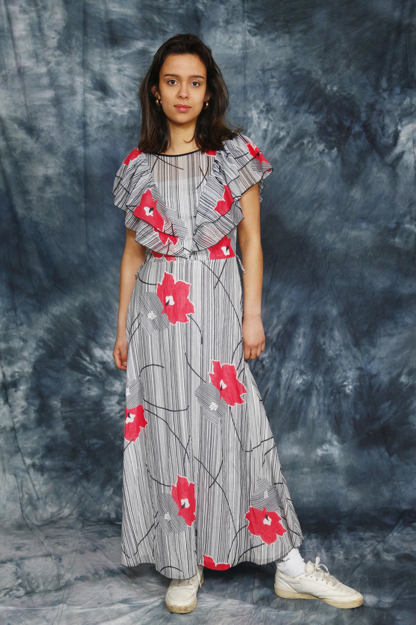 Classic 70s maxi dress in pink - VNTG Label