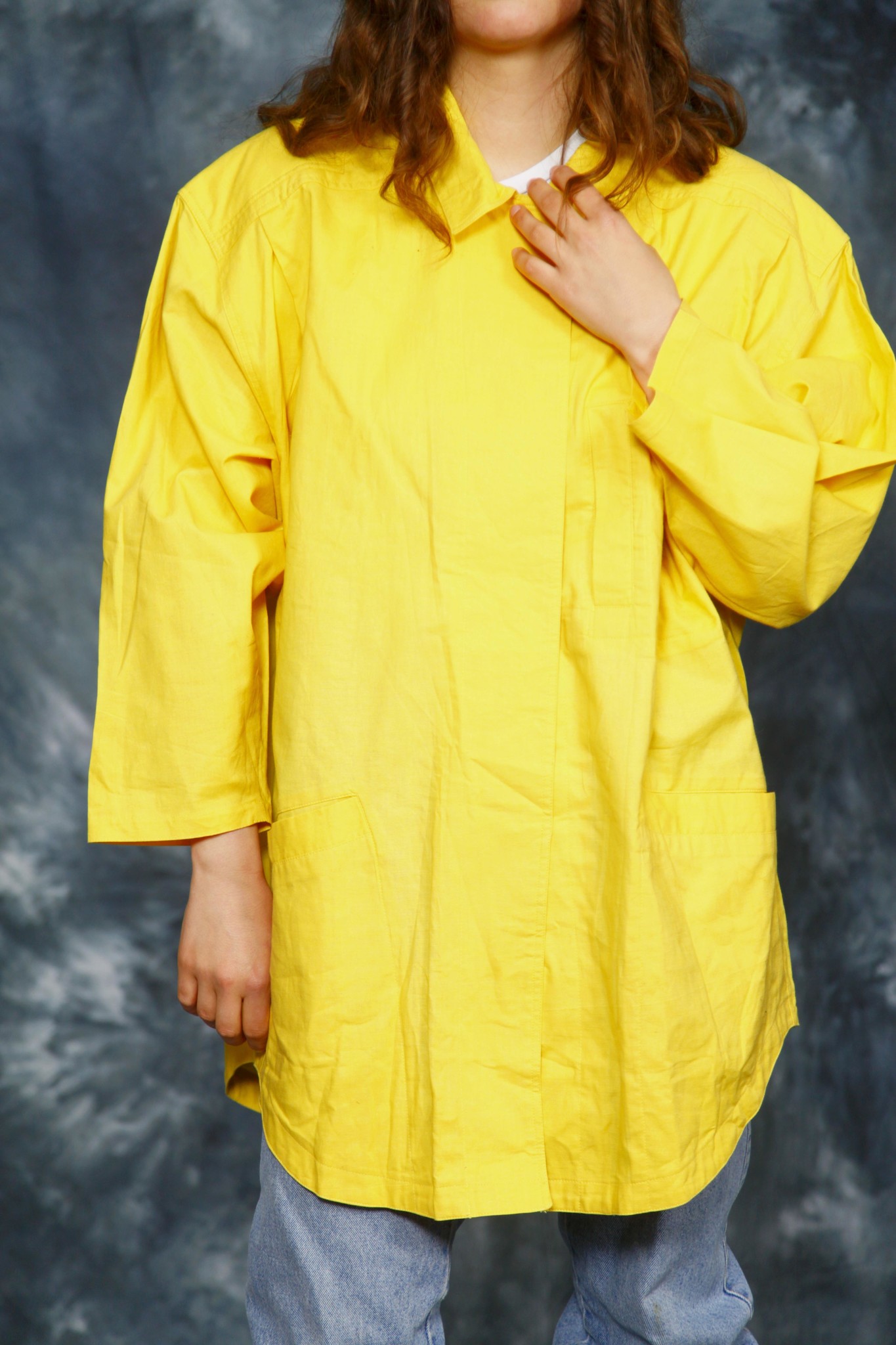 Yellow 90s summer jacket