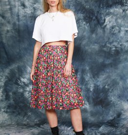 Floral 70s skirt