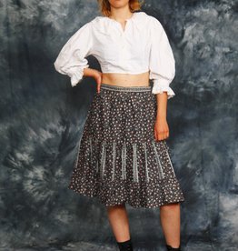 Floral 80s skirt