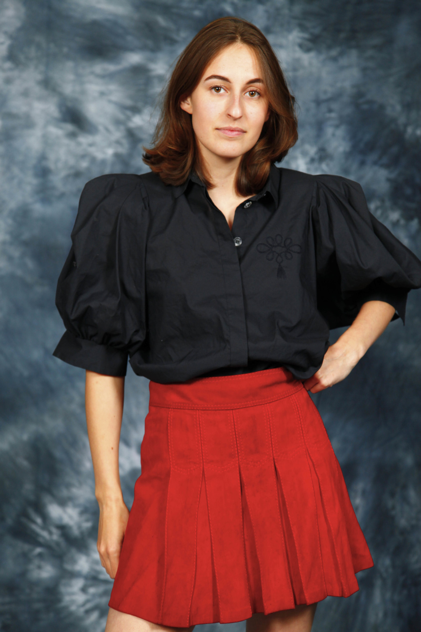 Gorgeous 70s maxi skirt in velvet 