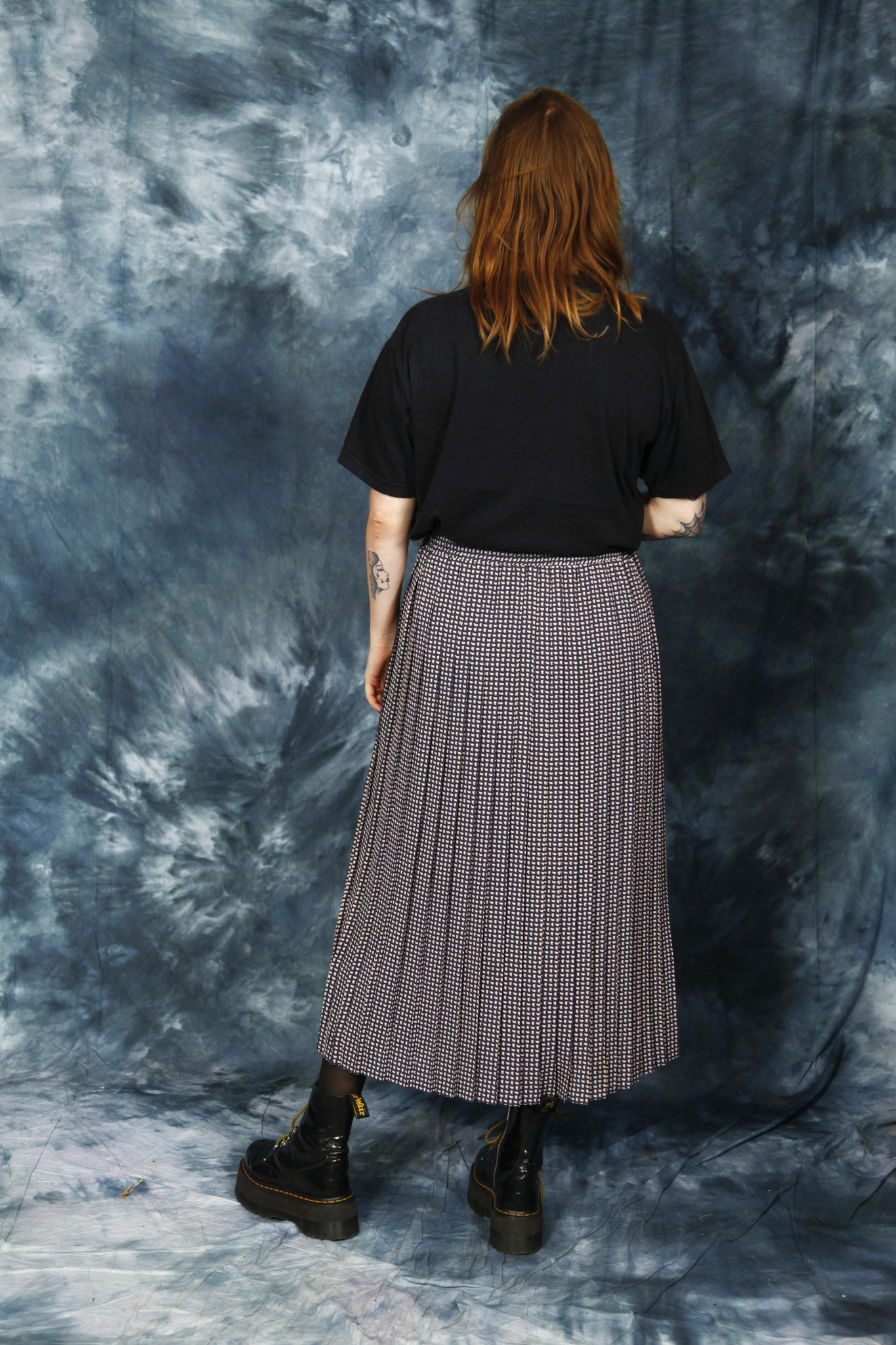 Pleated 80s skirt
