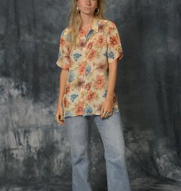 Printed 90s blouse