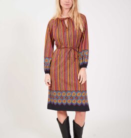 Printed 70s dress