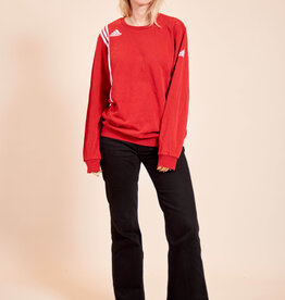 Red 90s Adidas jumper