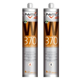 Polyfilla W370 - 2K Grote Houtreparatiepasta