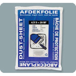 Afdekfolie vellen 4x5 meter (dik)