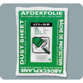 Afdekfolie vellen 4x5 meter (dun)