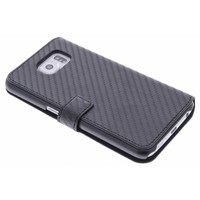 BMW M collectie Carbon Bookcase hoesje met strepen voor de Samsung Galaxy S6