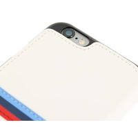 BMW Motorsport Originele Bookcase Hoesje voor de Apple iPhone 6 / 6S - Wit