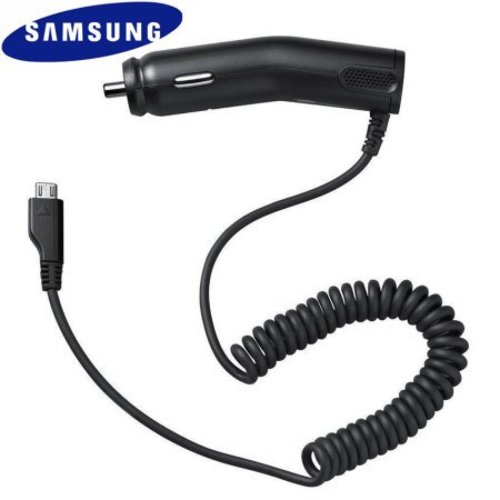 Samsung Originele Micro-USB Autolader ACADU16CBE - Zwart