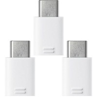 Samsung Originele Micro-USB naar Type-C Adapter 3-Pack - Wit