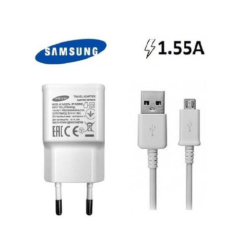 Samsung Originele Micro-USB 1,55A oplader met 1 Meter kabel - Wit