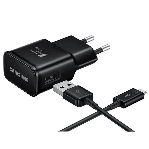 Samsung Galaxy S8 & S8 Plus Originele Adaptive Fast Charging Snellader Met Type-C kabel - Zwart