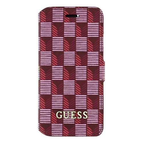 Guess Originele Jet Set Folio Bookcase hoesje voor de Apple iPhone 6 / 6S - Roze