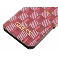 Guess Originele Jet Set Folio Bookcase hoesje voor de Apple iPhone 6 / 6S - Roze