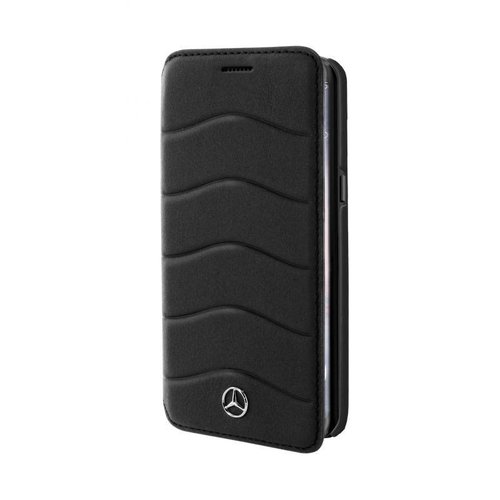 Mercedes-Benz Originele Wave Bookcase hoesje voor de Samsung Galaxy S8 Plus - Zwart