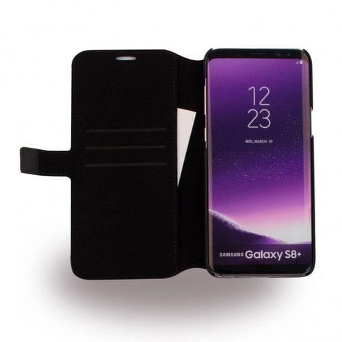 Mercedes-Benz Originele Wave Bookcase hoesje voor de Samsung Galaxy S8 Plus - Zwart