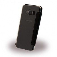 Guess Originele Transparante Iridescent Samsung Galaxy S8 Plus Backcase - Zwart