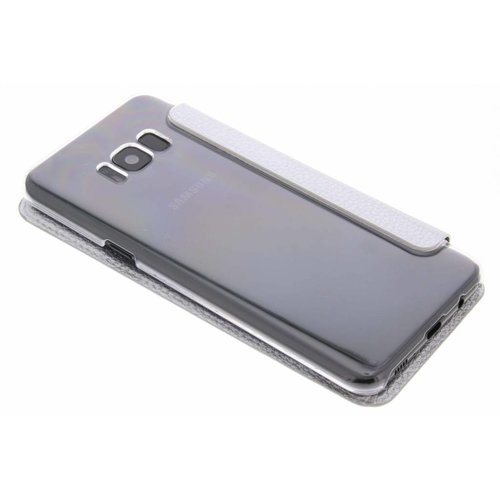 Guess Originele Transparante Iridescent Samsung Galaxy S8 Plus Backcase - Zilver