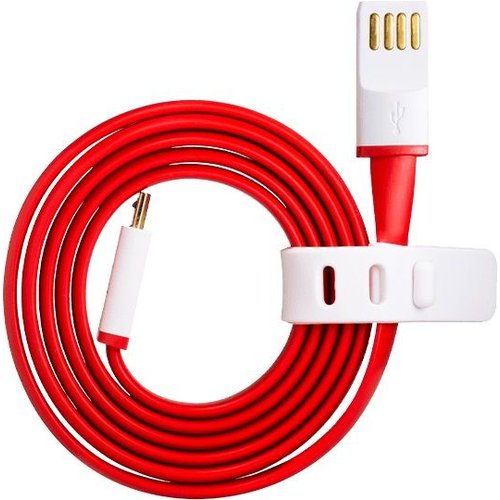 OnePlus One / X Originele Micro USB data + oplaadkabel 1 Meter - Rood