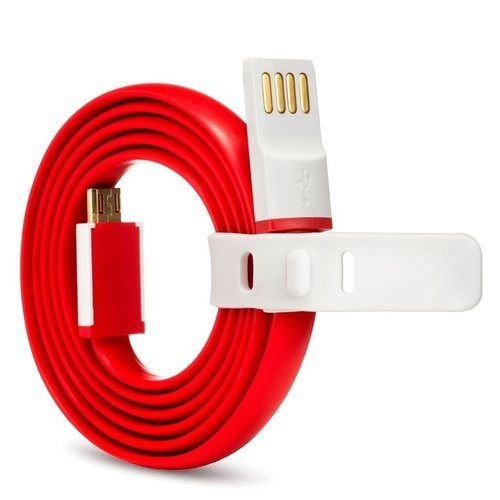 OnePlus One / X Originele Micro USB data + oplaadkabel 1 Meter - Rood