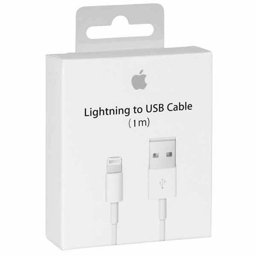 Sobriquette postzegel Verdorde Apple iPhone Originele Lightning oplader met 100cm USB-kabel - Diamtelecom