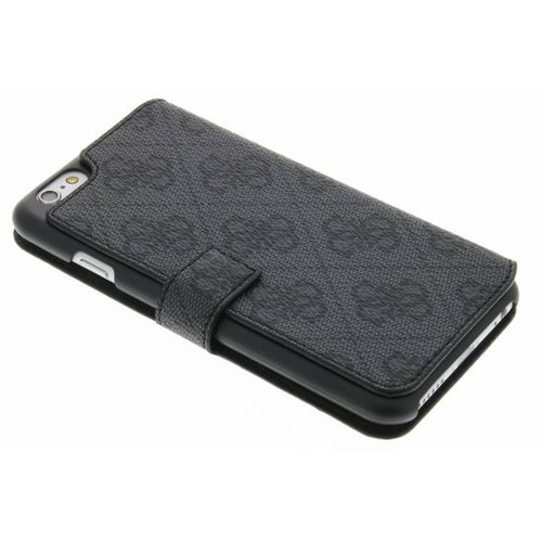 Guess Originele Monogram Folio Bookcase Hoesje voor de Apple iPhone 6 / 6S - Grijs