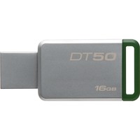 Kingston Technology DT 50 USB 3.1 / 3.0 Flashstation - 16 GB Groen