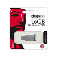 Kingston Technology DT 50 USB 3.1 / 3.0 Flashstation - 16 GB Groen