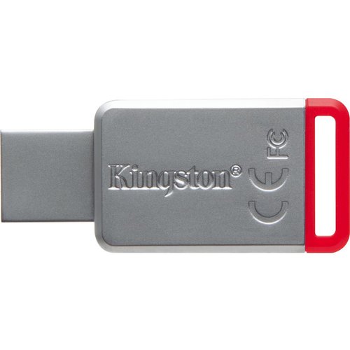 Kingston Technology DT 50 USB 3.1 / 3.0 Flashstation - 32 GB Rood