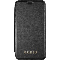 Guess Originele Iridescent Folio Bookcase hoesje voor de Apple iPhone X  /  XS - Zwart