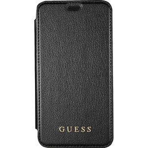 Guess Originele Iridescent Folio Bookcase hoesje voor de Apple iPhone X  /  XS - Zwart