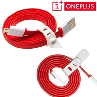 OnePlus One / X Originele Micro-USB 2A oplader met 1 Meter kabel - Rood