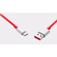 OnePlus 3 / 3T / 5 / 5T / 6 Originele Type-C Dash data + oplaadkabel 1 Meter - Rood