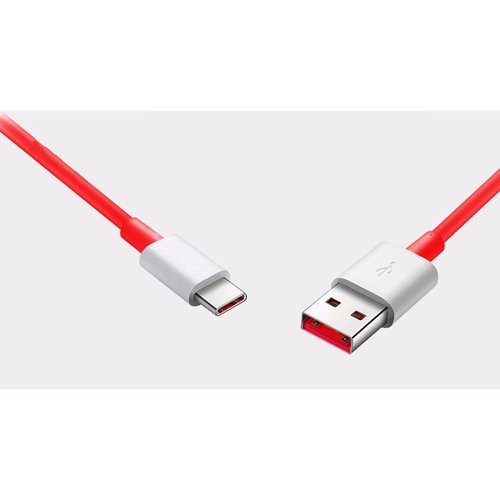 OnePlus 3 / 3T / 5 / 5T / 6 Originele Type-C Dash data + oplaadkabel 1 Meter - Rood