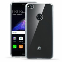 Huawei P8 Lite 2017 Siliconen (gel) Achterkant Hoesje - Transparant