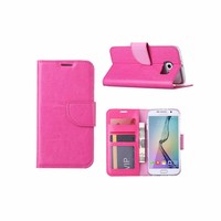 Bookcase Samsung Galaxy S6 hoesje - Roze