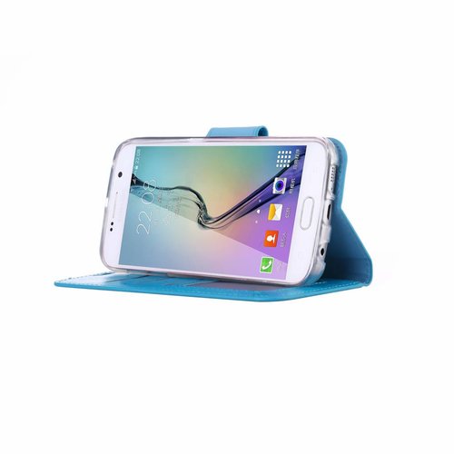 Bookcase Samsung Galaxy S6 hoesje - Blauw