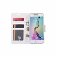 Bookcase Samsung Galaxy S6 hoesje - Wit