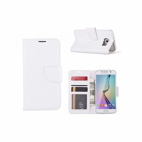 Bookcase Samsung Galaxy S6 hoesje - Wit