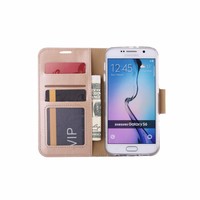 Bookcase Samsung Galaxy S6 hoesje - Goud